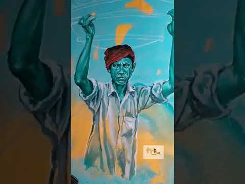 #shorts #figure drawing #realistic drawing #artist life #acrylic painting #art on canvas #portrait