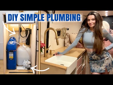 Building the ULTIMATE Water System in my DIY Camper Van ( Whale Foot Pump, Water Filter, AND MORE! )