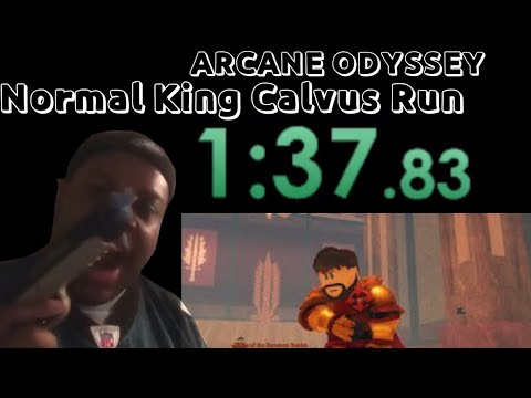 Fighting King Calvus Solo, timed run [ARCANE ODYSSEY]