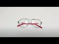 Guess Eyeglasses Model GU3029 Color 005 Black Red