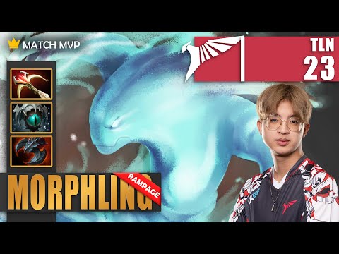 [RAMPAGE] Morphling Safelane | TLN.23 | 7.34 NEW MORPHLING BACK TO DOTA 1😮| 7.34 Gameplay Highlight