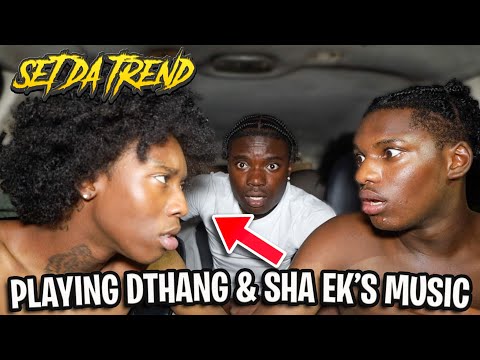 I PLAYED DTHANG & SHA EK MUSIC IN FRONT OF Set Da Trend AND THIS HAPPENED...