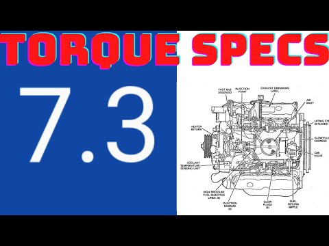 7.3 POWERSTROKE DIESEL TORQUE SPECS