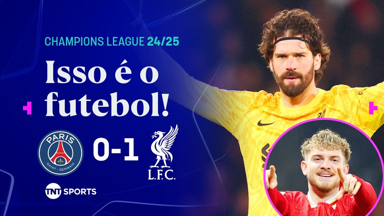 PSG AMASSA, MAS ALISSON TEM ATUAÇÃO LENDÁRIA E LIVERPOOL VENCE NA IDA! PSG 0X1 LIVERPOOL | CHAMPIONS