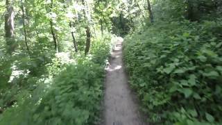 preview picture of video 'Devou Park Back Country Incinerator Trail Climb to Top.  W/ Handlebar Mount GOpro view'