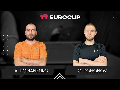 16:45 Andrii Romanenko - Oleksandr Pohonov 28.08.2025 TT Euro.Cup Ukraine Master. TABLE 4