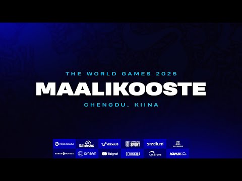 Maalikooste: Suomi-Tshekki 8-2 (The World Games 2025, Kiina, miehet)