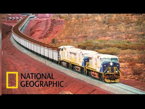 MEGA TRENI , INGEGNERIA IMPOSSIBILE FERROVIA AUSTRALIA