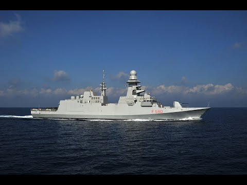 FREMM Carlo Bergamini class Frigate -- by Defense Magazine.