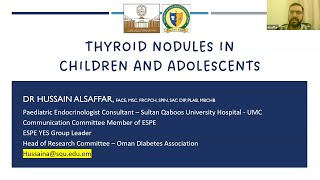 Thyroid Nodules in Paediatrics and Adolescents, Paediatric Endocrine Rounds