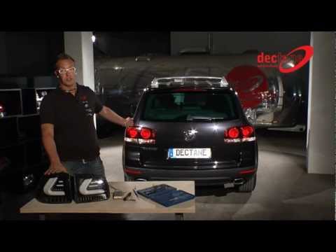 carDNA LED Rückleuchten VW Touareg LIGHTBAR black/red/smoke - RV42LBRS