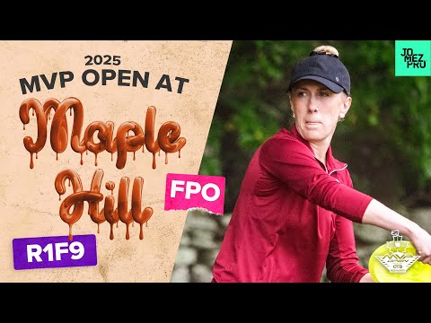 2025 MVP Open | FPO R1F9 | Scoggins, Gannon, Handley, Saarinen | Jomez Disc Golf