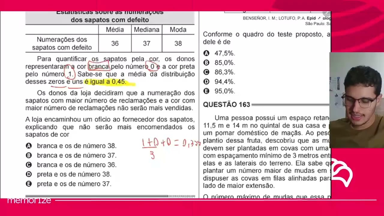 Resolução em Vídeo — Questão 157 ENEM 2014