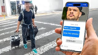 ELE CHEGOU NO BRASIL PORQUE FICOU COM SAUDADES