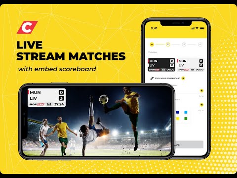 SportCam - Live Stream Your Match with Scoreboard