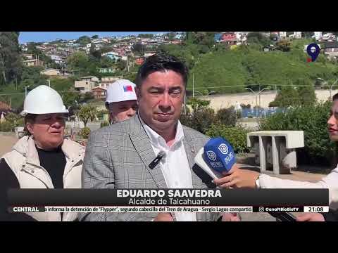 Continúan trabajos en el sector  La Poza  en Talcahuano