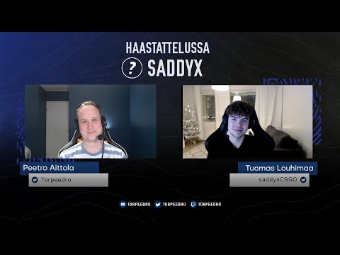Haastattelussa Tuomas "Saddyx" Louhimaa!