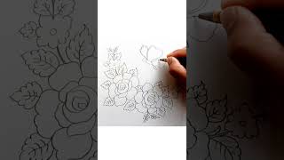 Download lagu how to draw flowers & butterfly with pencil sketch,rose flower drawing,butterfly drawing mp3