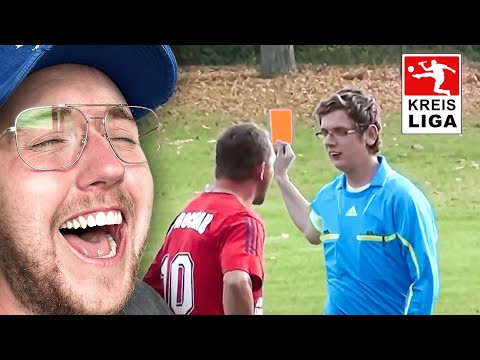 CRAZY FOULS, RED CARDS & STRESS ON THE PITCH 🤬⚽️ | Reaction to BEST OF KREISLIGA