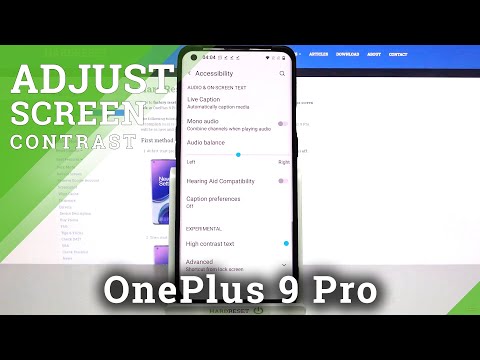 How to Activate High Contrast Text on OnePlus 9 Pro – Enable High Contrast Text