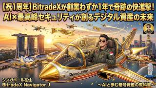 【祝1周年】BitradeXが創業わずか1年で奇跡の快進撃!AI×最高峰セキュリティが創るデジタル資産の未来