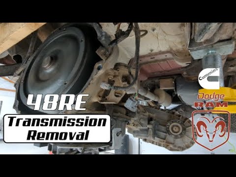 2003-2007 Dodge RAM 2500/3500 48RE Transmission Removal (5.9L Cummins)