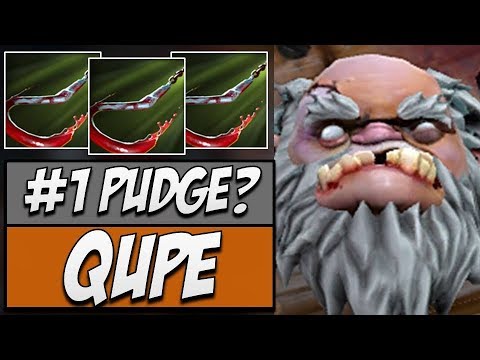 Qupe Pudge - Number 1 | Dota 2 Pro Gameplay 7.14
