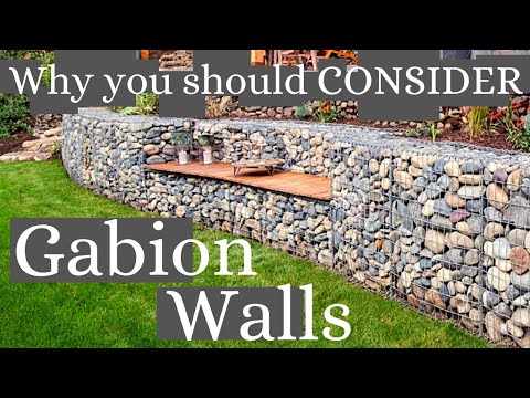 Gabion Retaining Walls (INEXPENSIVE & SUPER COOL)