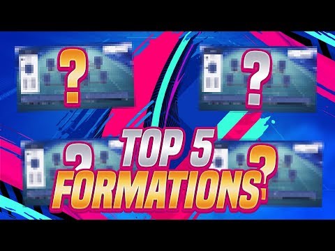 TOP 5 FORMATIONS IN FIFA 19 + PLAYER INSTRUCTIONS - FIFA 19 ULTIMATE TEAM