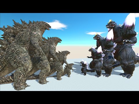 Growing Godzilla 2021 VS Growing Space Godzilla - ARBS