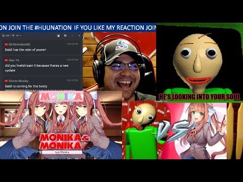 BALDI vs MONIKA! (Baldi's Basics vs Doki Doki Literature Club) | CARTOON FIGHT CLUB reaction