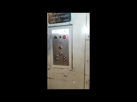 No Ride: 1960s Otis Black Button Freight Elevator in Bellevue, NE