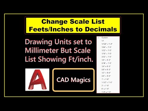 Autocad How to Change Annotation Scale from Feet-Inch to Decimal| Quick & Easy Tutorial