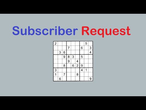 Sudoku Primer 277 - Using Quadruplets - Subscriber Request