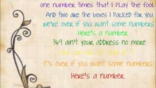 JoJo - Numbers ( with lyrics )