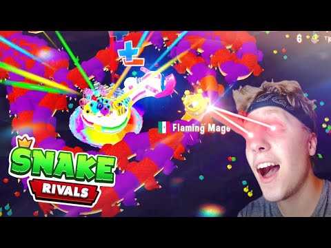 LAZERS ARE OVERPOWERED! - Snake Rivals Facecam Gameplay Walkthrough w/ CYBER DUCK! ‹ YROR ›