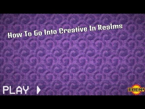 Ryan! - How To Go Into Creative Mode In Realms