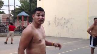 preview picture of video 'Handball at Castehill Bronx nyc'