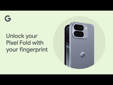 Unlock your Pixel Fold with your fingerprint