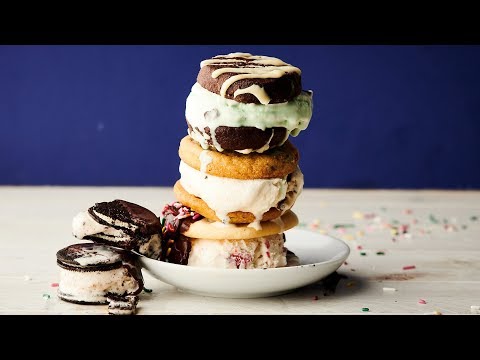 Easy Ice Cream Cookie Sandwich Recipe – 4 Ways!