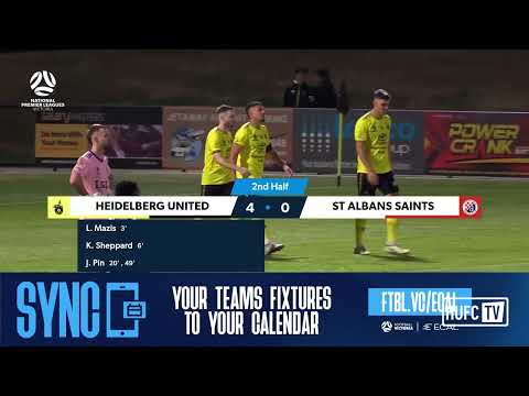 NPL R8 2024 Heidelberg United FC v St Albans Saints SC 6-0 Full Highlights
