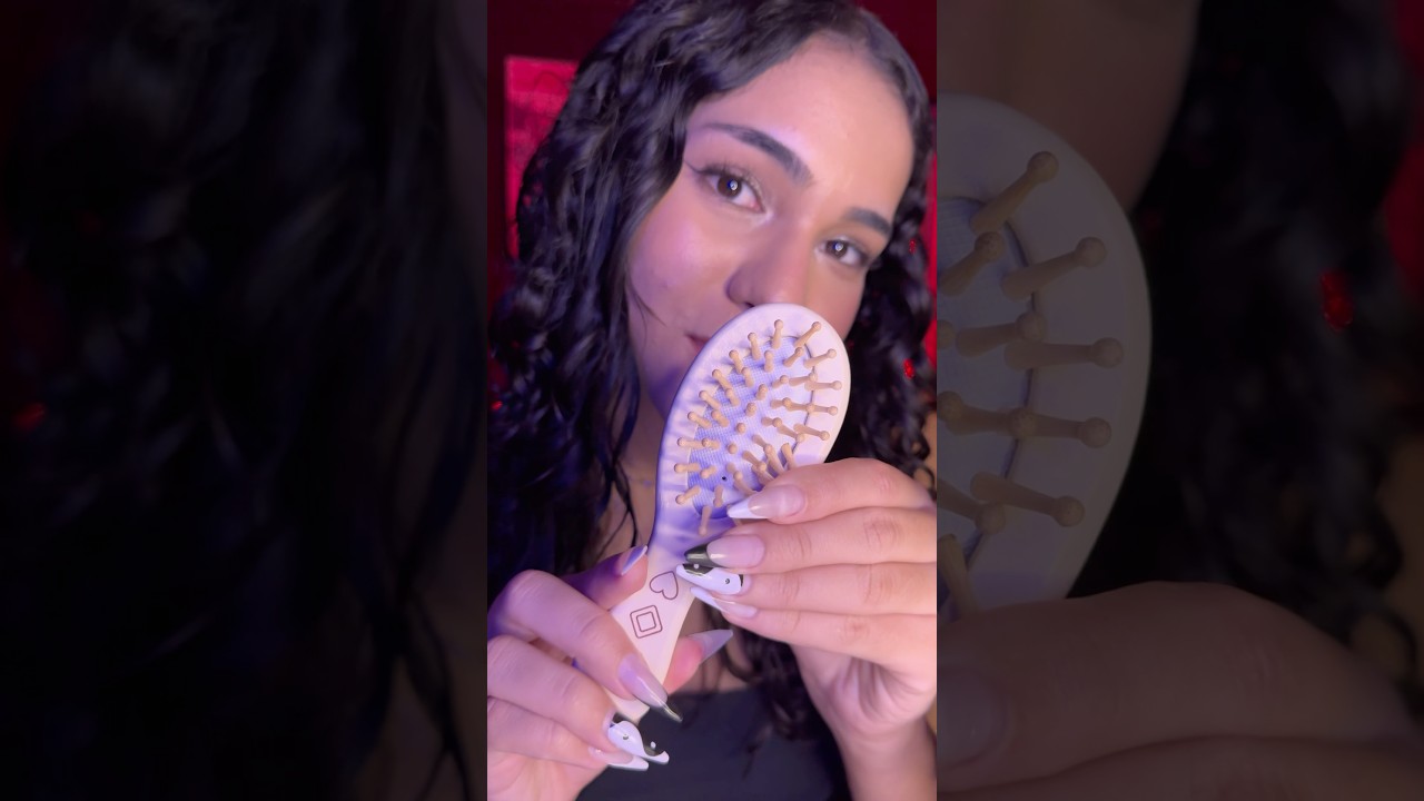 asmr chapando/pranchando o seu cabelinho ✂️💦