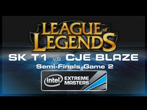 SK Telecom T1 vs CJ Entus Blaze Game 2 - LoL (Semi-Finals) - IEM World Championship 2013