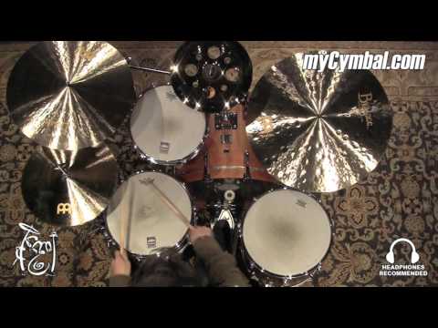 Meinl 15" Byzance Jazz Thin Hi Hat Cymbals - 922/1165g - Played by Shawn Zorn (LTD-B15JTH-1020516I)