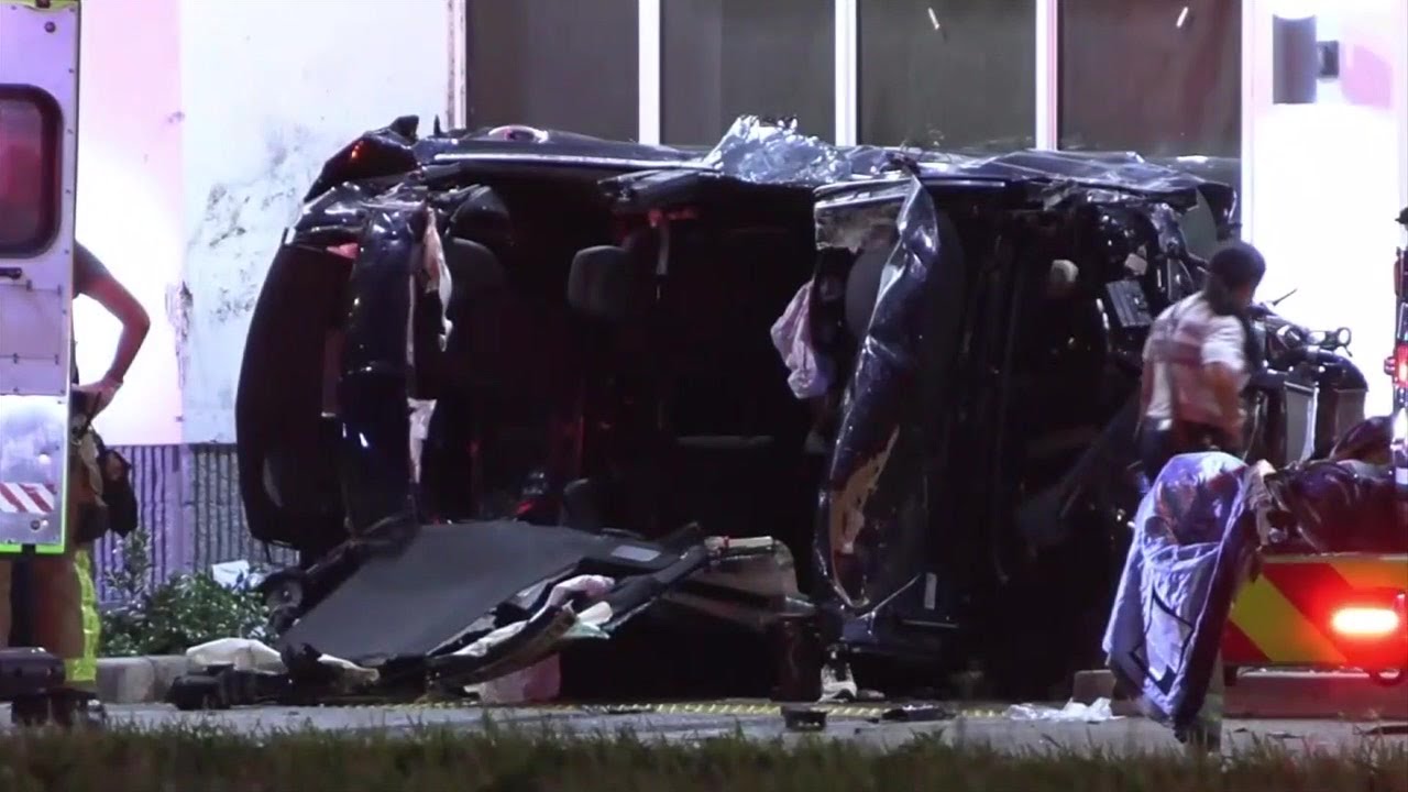 Pedestrian killed, driver airlifted after rollover crash in South Miami-Dade