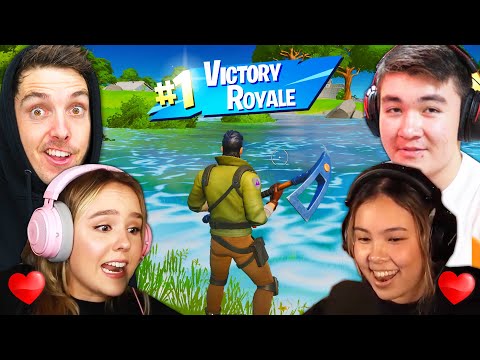 The Cutest Double Date in Fortnite! | Epic Win for Fresh and Family