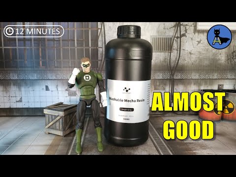 Let's try out the NOVA3D mecha resin for 3D printable Action Figures