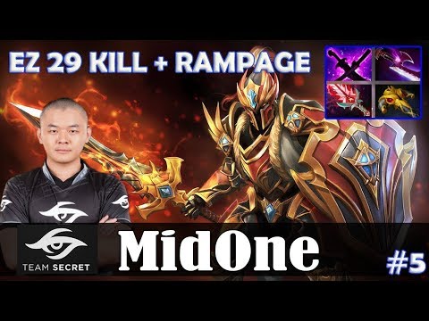MidOne - Dragon Knight MID | 29 KILL + RAMPAGE | Dota 2 Pro MMR Gameplay