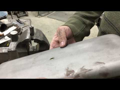 punch and die to recess rivet nut flange