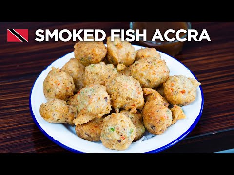Tobago Smoked Fish Accra Recipe by Chef Shaun 🇹🇹 Foodie Nation